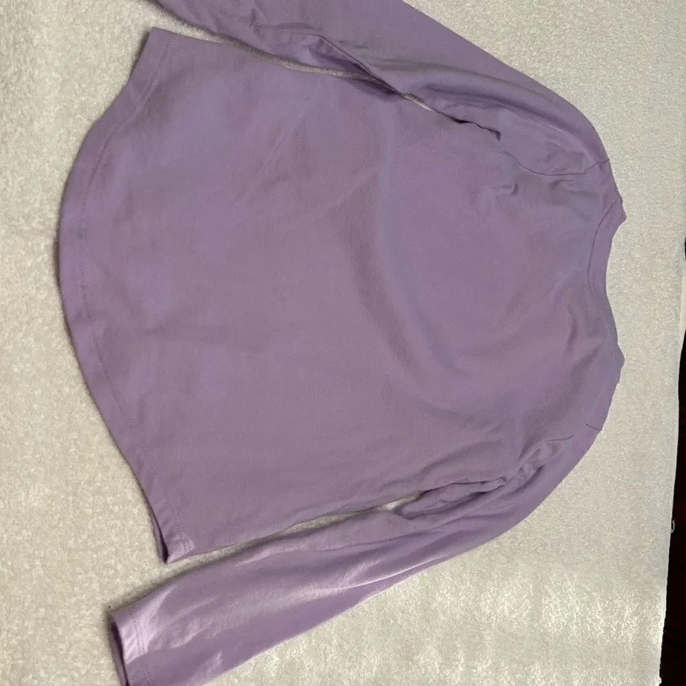 Cat & Jack Small 6/6x purple unicorn sequined embellished long sleeve tee shirt